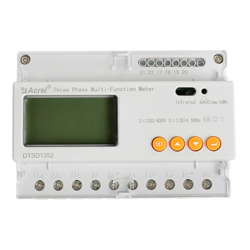 Vatímetro trifásico medida directa 80A (Para equipos Sungrow) DTSD1352-80A/DTSU666 -BB002821